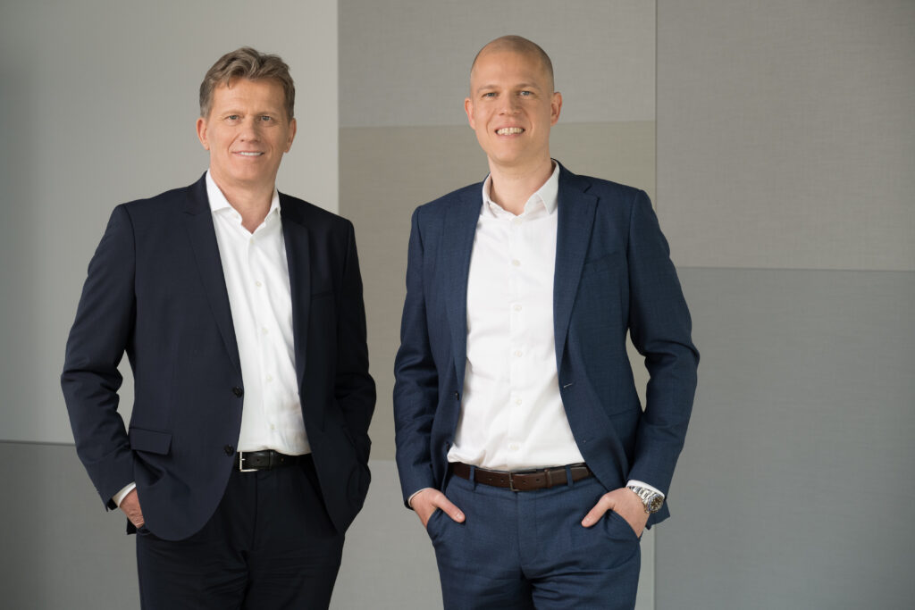 Die Verbandsdirektoren Hans Maier und Andreas Pritschet (von links).