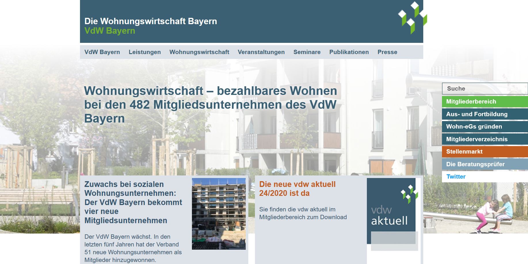 Online-Seminar: „Homepagecheck in der Wohnungswirtschaft – Wie kann ich meine Homepage attraktiver gestalten” am 30.11.2020