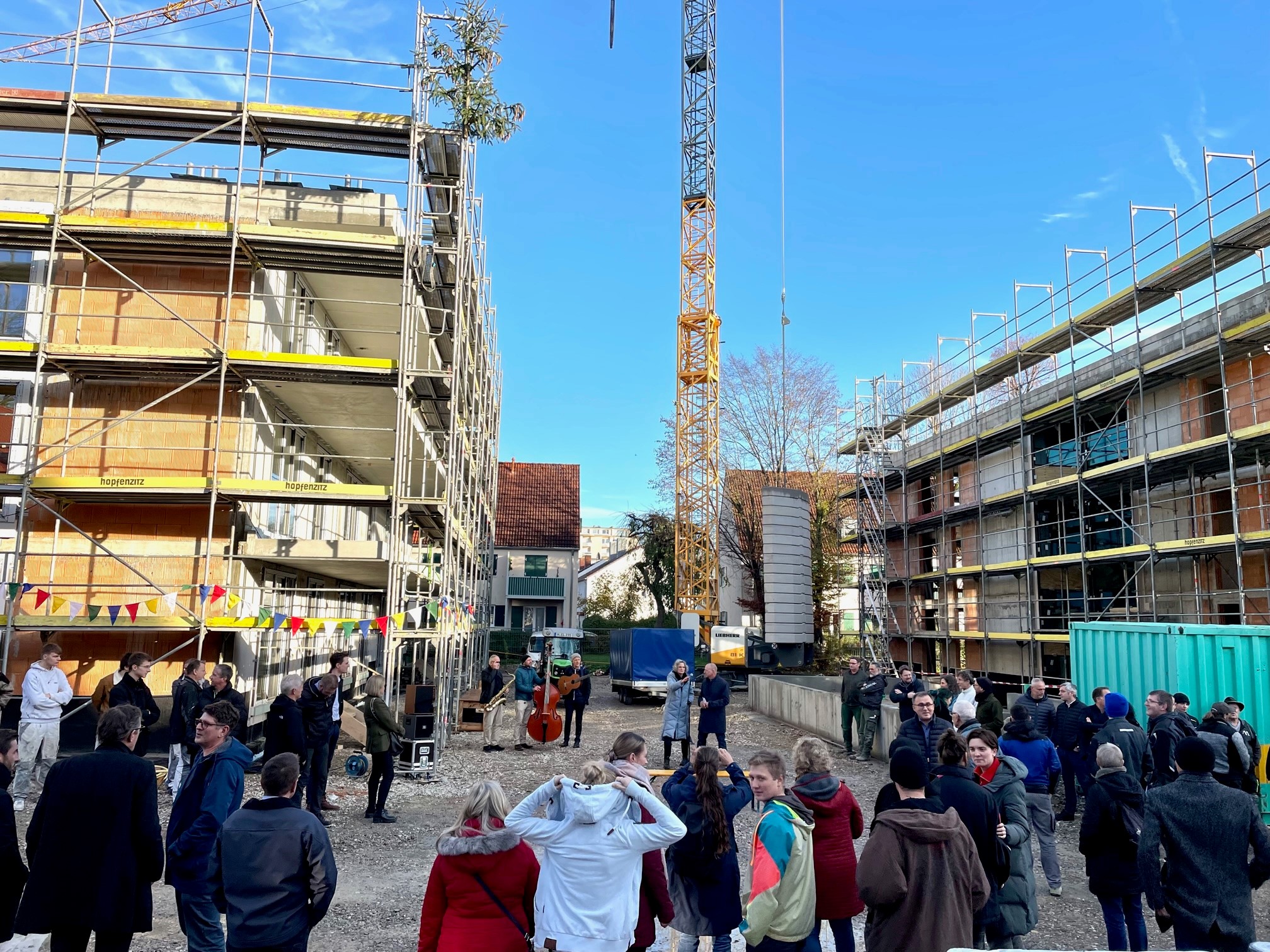 IGEWO – Richtfest Taubenstraße