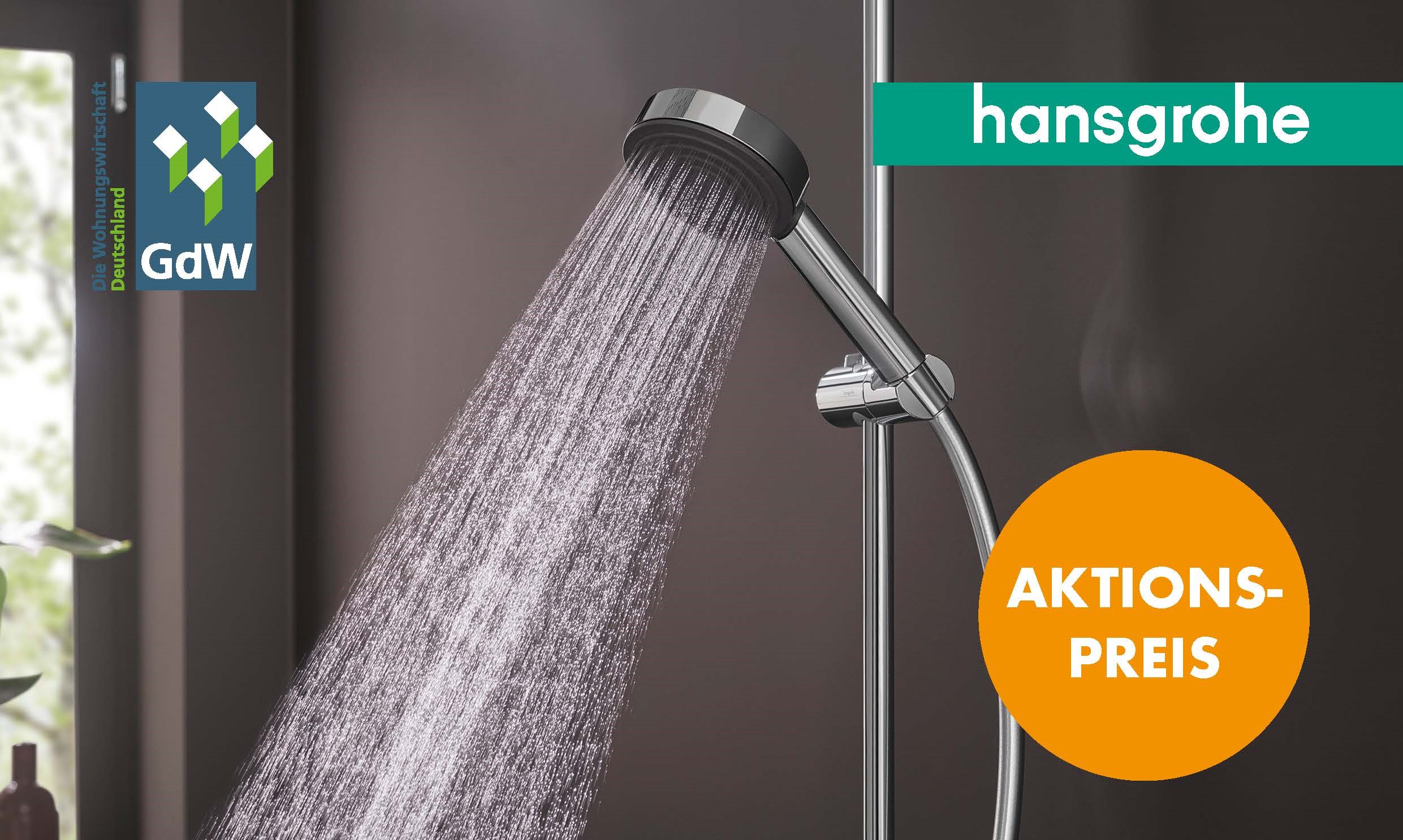 Bezahlbarer Wohnungsbau? Mit dem GdW und Hansgrohe!